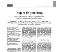 Project Engineering Planung komplexer Entwicklungsprojekte mit ingenieurwissenschaftlichen Methoden